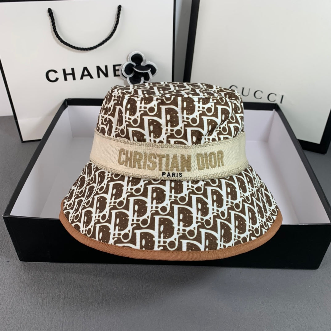 Christian Dior luxury bucket hat brown
