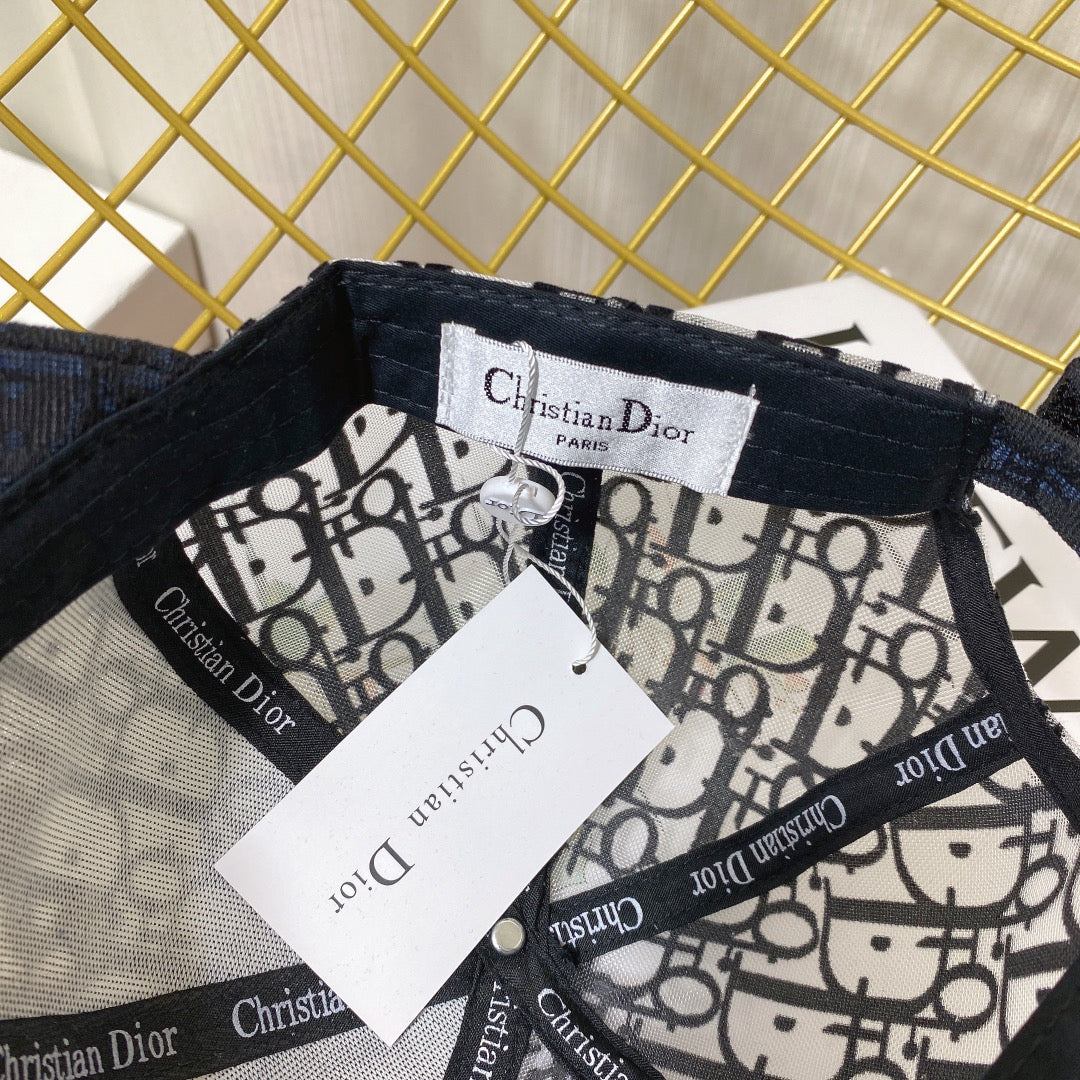 Christian Dior luxury mesh designer cap