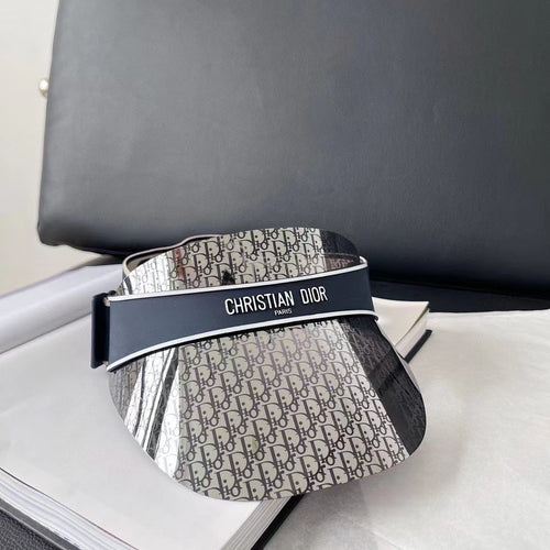 Christian Dior resin mirror sun visor blue