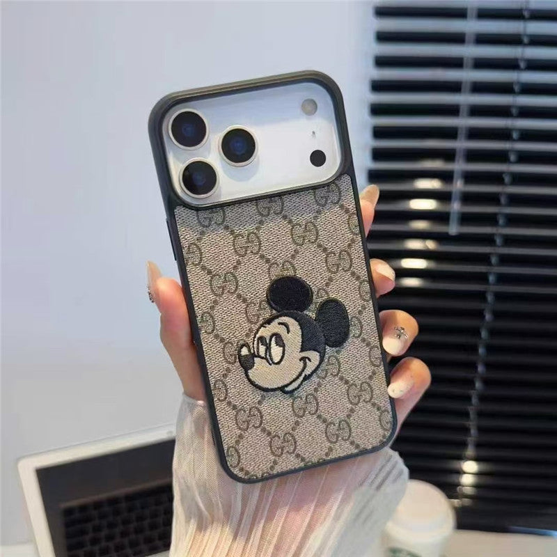 Cute_Mickey_face_Gucci_iPhone_case_front_view