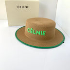 Temperament Flat Top Straw Hat