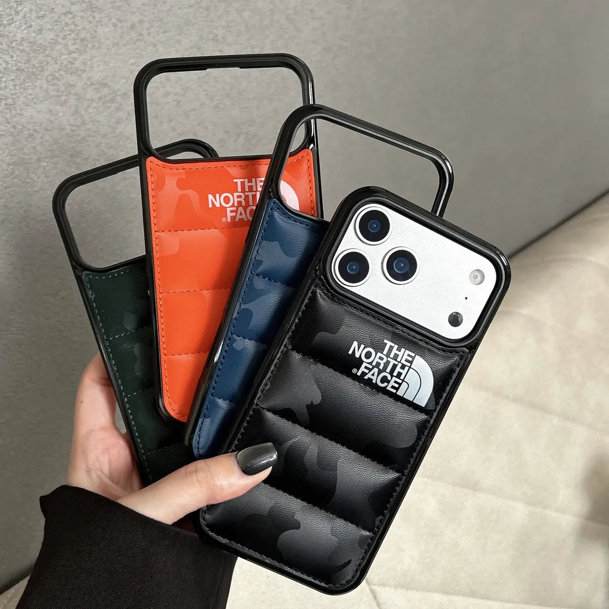 Luxury North Face iPhone 17 Pro Max Case – Rugged Designer Phone Cover For iPhone