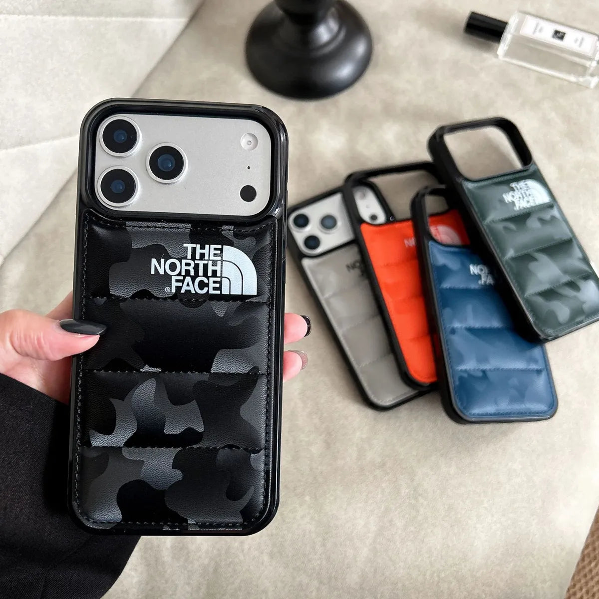 Luxury North Face iPhone 17 Pro Max Case – Rugged Designer Phone Cover For iPhone
