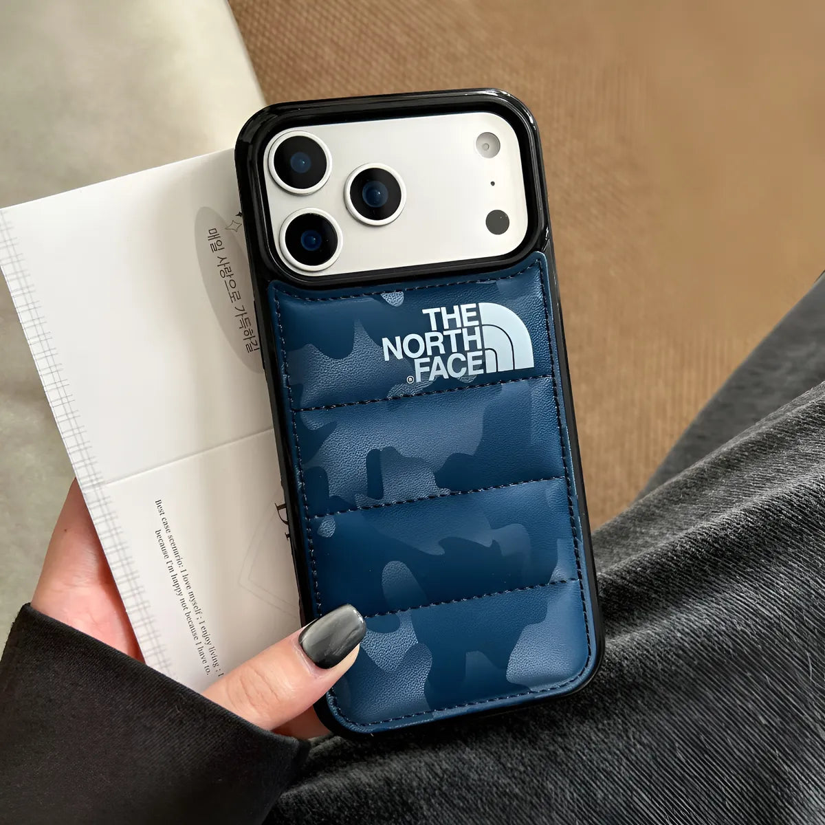 Luxury North Face iPhone 17 Pro Max Case – Rugged Designer Phone Cover For iPhone
