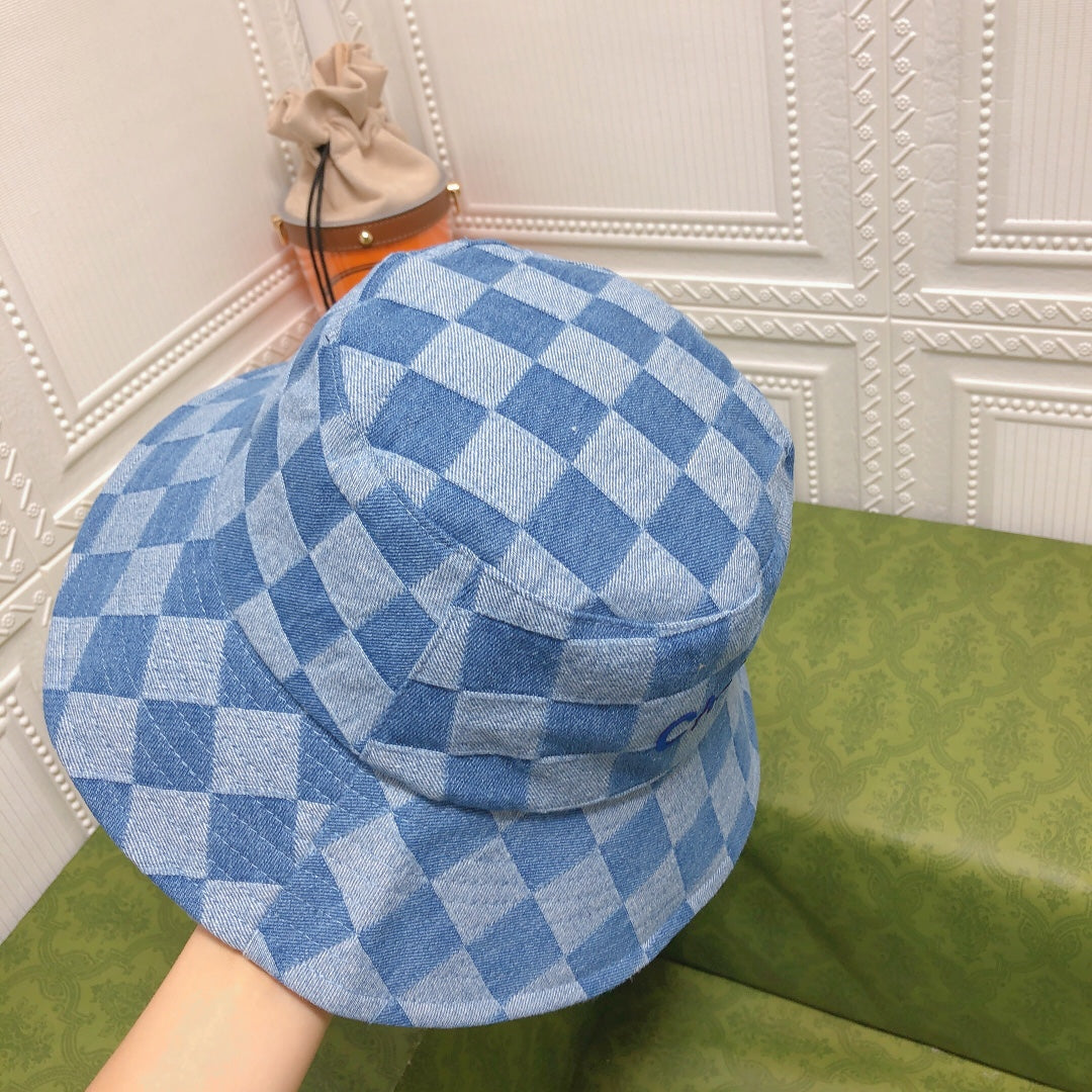 Designer Chanel travel bucket hat