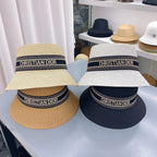 Designer Dior straw bucket hat lifestyle