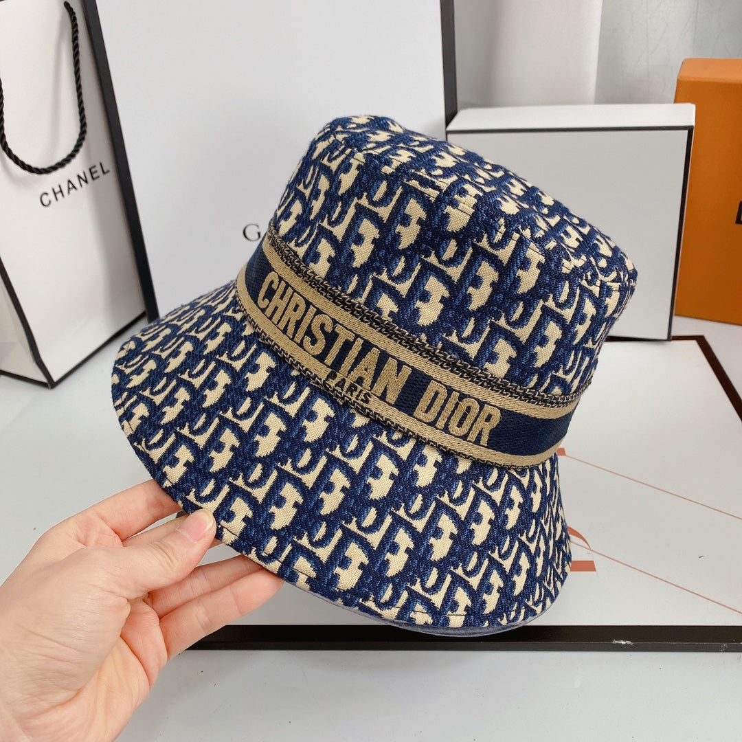 Designer Dior travel bucket hat lifestyle