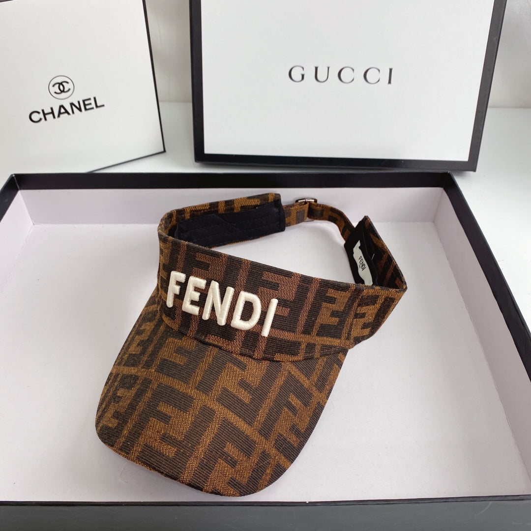 Designer FENDI visor for summer outfits