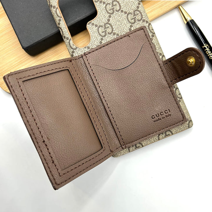 Designer Gucci Samsung Wallet Cover
