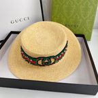 Designer Gucci beach sun hat lifestyle
