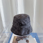 Designer Gucci bucket hat close view