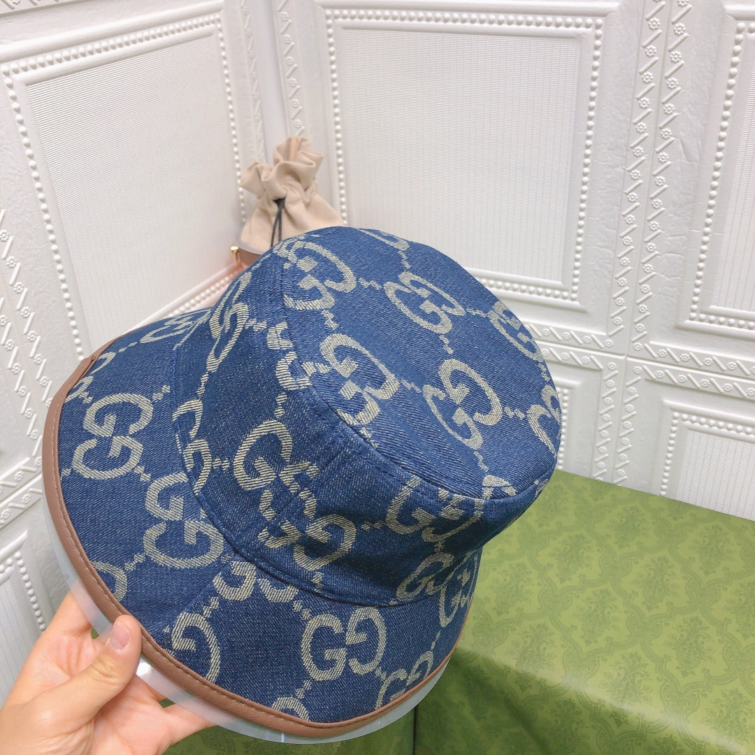 Designer Gucci bucket hat lifestyle