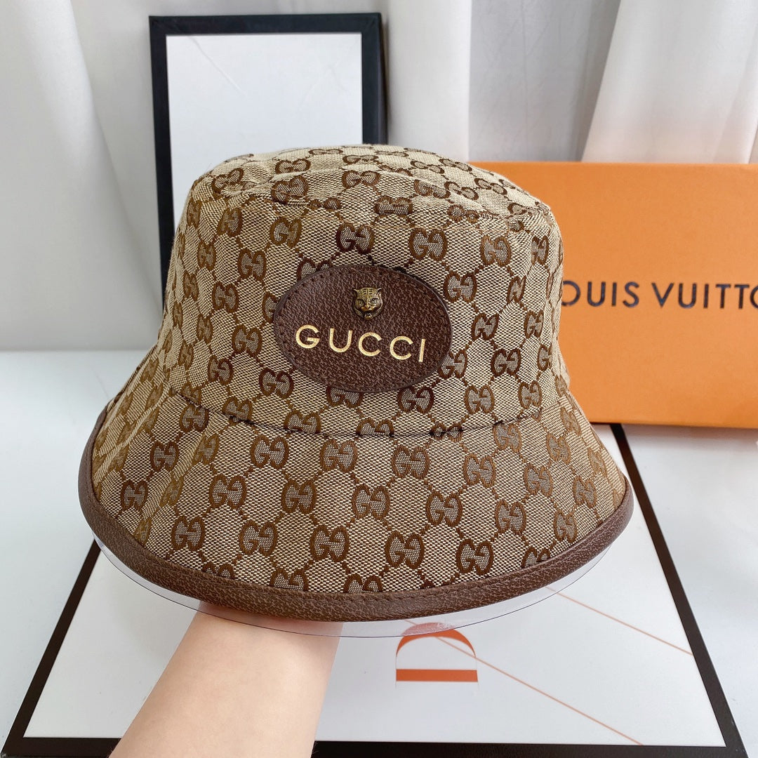 Designer Gucci travel bucket hat