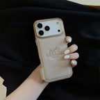 Designer Hermès leather phone cover for iPhone 17 Pro Max