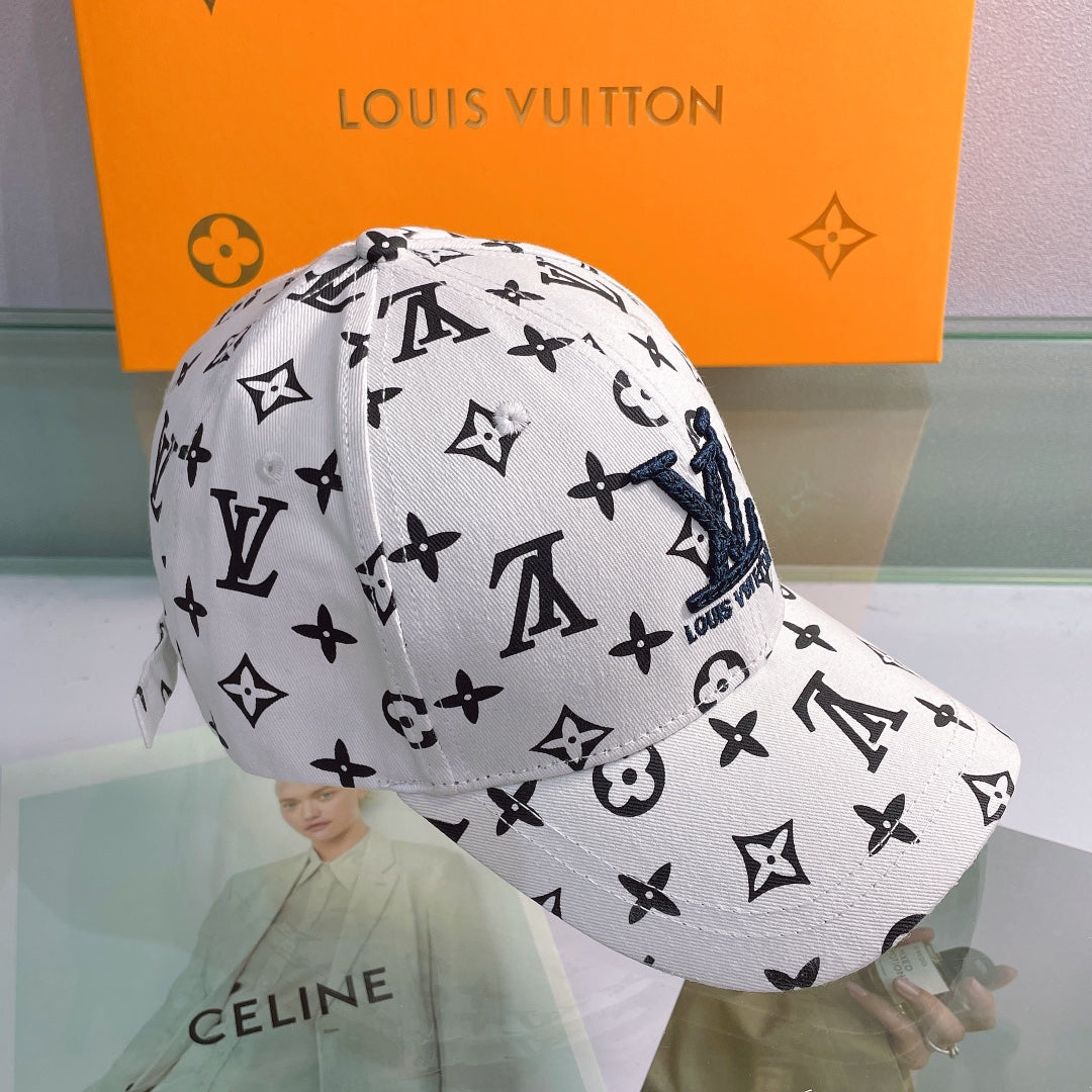 Designer Louis Vuitton baseball hat