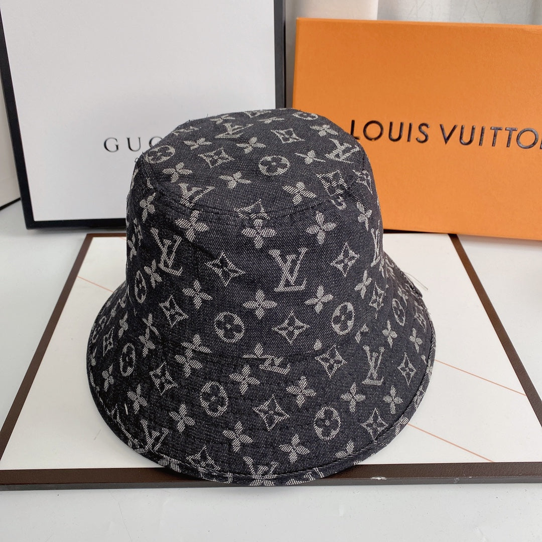 Designer Louis Vuitton bucket hat