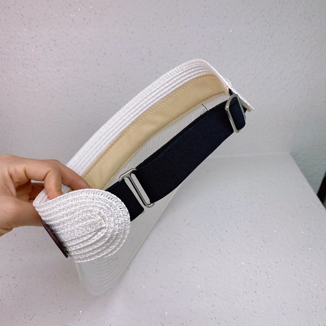 Designer Louis Vuitton resort visor rear view