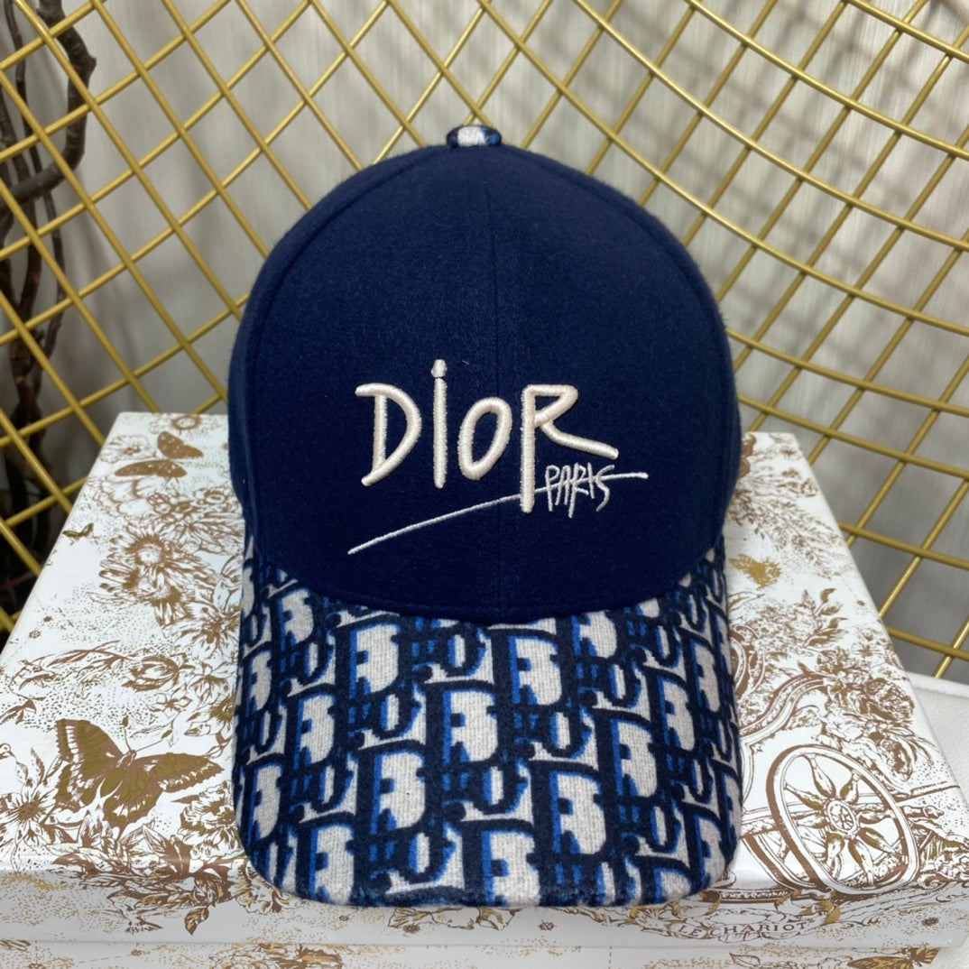 Dior Paris embroidered cap
