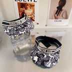 Dior designer cotton visor