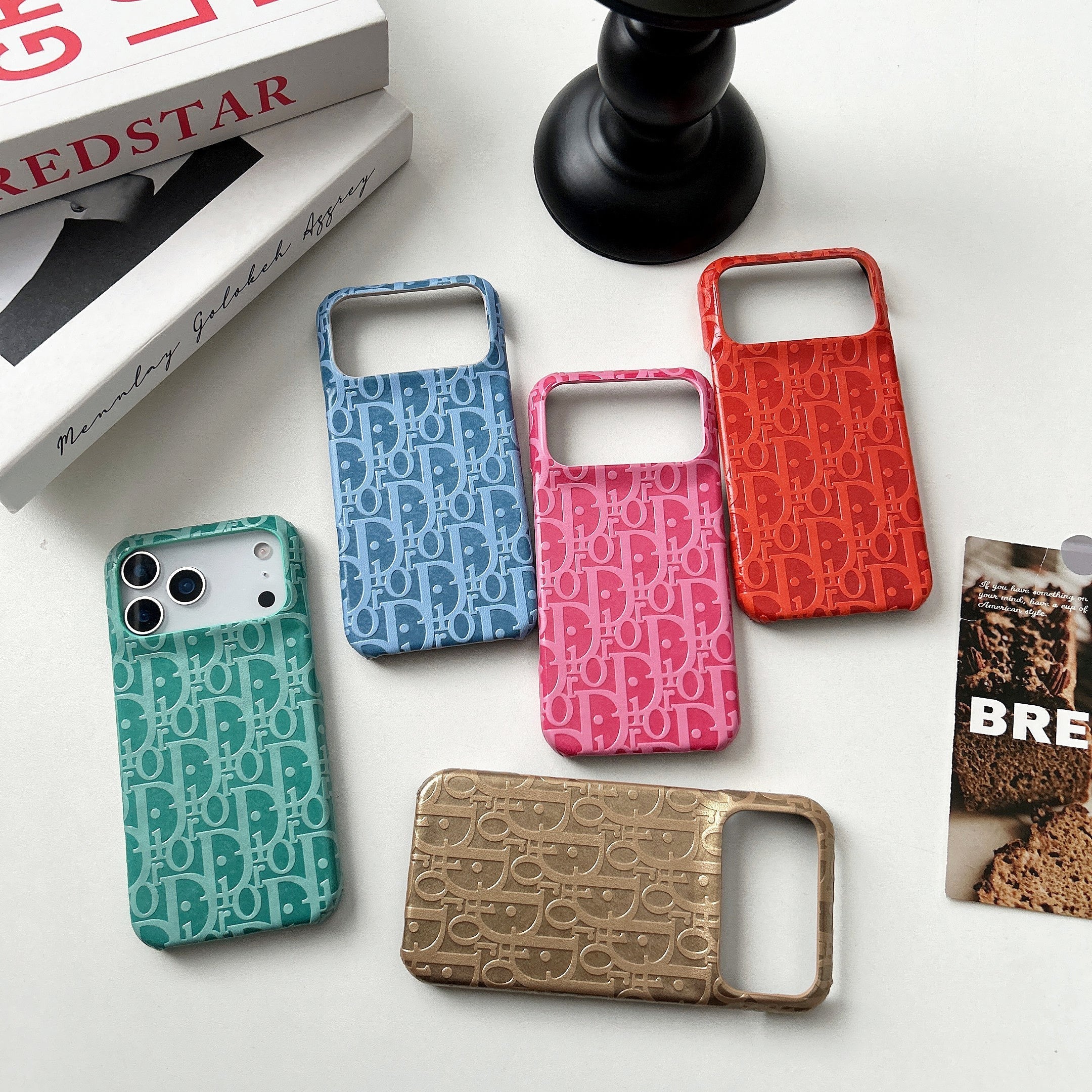 Dior iPhone 17 Pro Max case in multiple premium colors