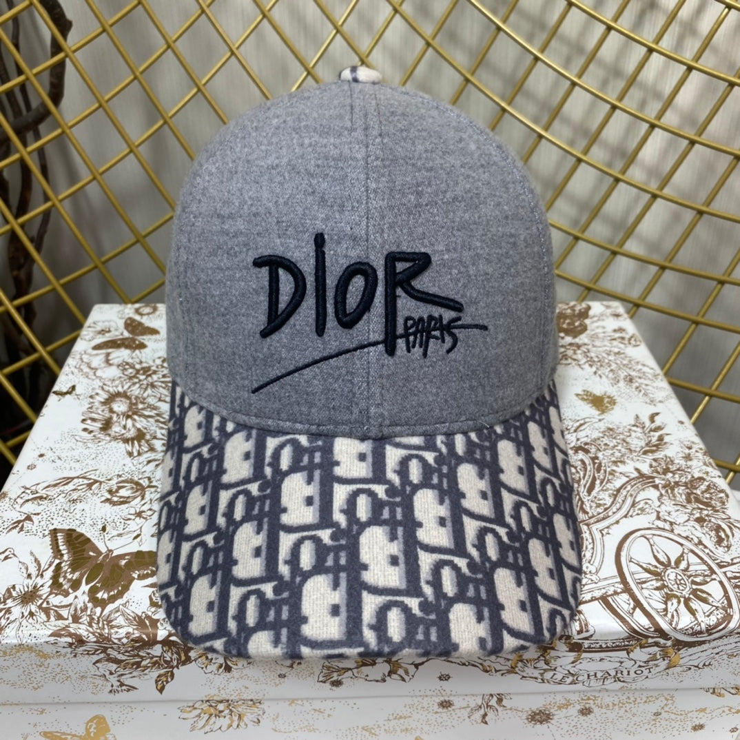 Dior monogram baseball hat