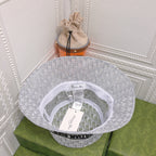 Elegant Dior bucket hat rear view