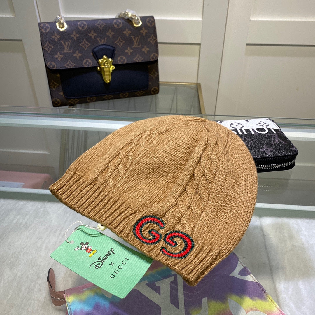 3-Color Vintage Wool Knit Hat
