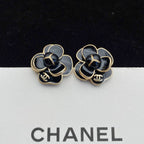 Elegant Camellia Stud Earrings