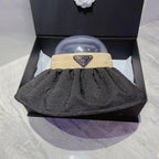 Foldable Crinkled Cloth Grass Patch Cap