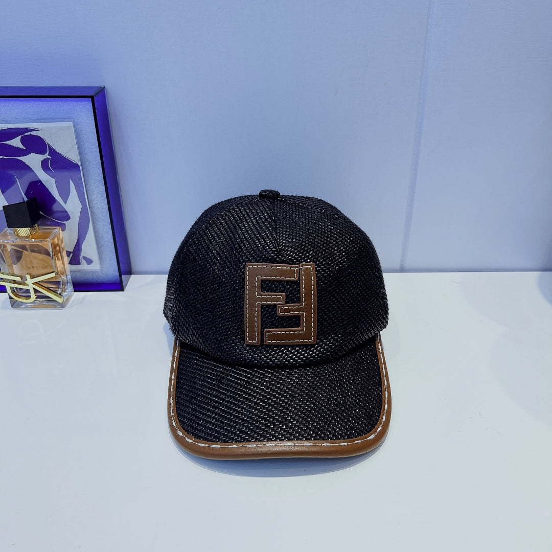 Fendi FF monogram baseball cap black