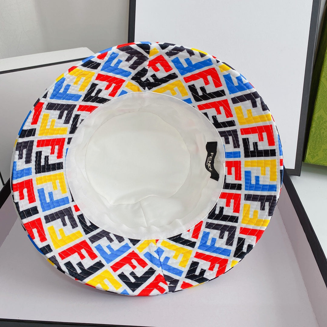 Fendi FF print cotton bucket hat lifestyle