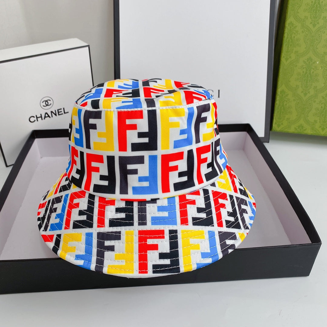 Fendi FF print cotton bucket hat lifestyle