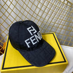 Fendi designer baseball cap side view