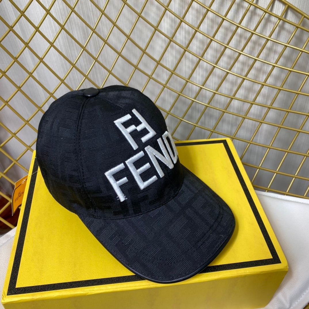 Fendi designer baseball cap side view