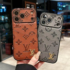 Louis Vuitton iPhone 17 Pro Max card holder case in brown