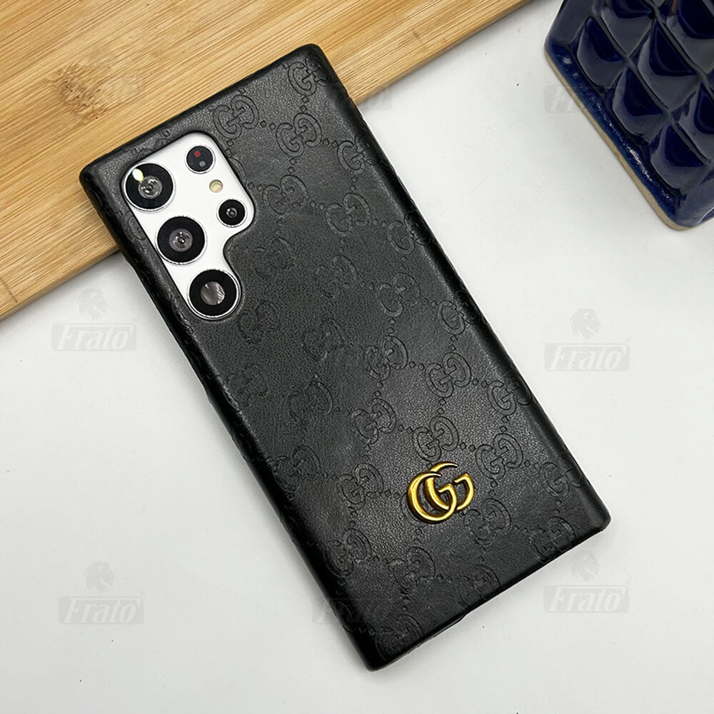 Gucci GG Samsung Galaxy Case Black Samsung S26 Ultra