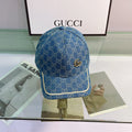 Gucci GG canvas baseball cap front view
