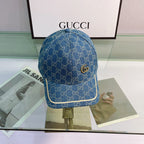 Gucci GG canvas baseball cap front view