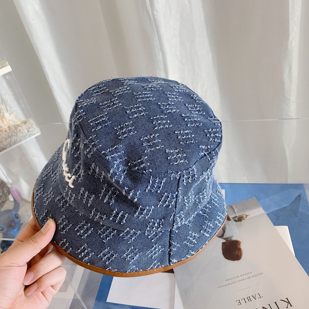 Gucci GG embroidered bucket hat