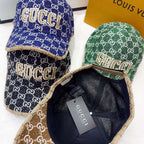 Gucci GG jacquard baseball cap black
