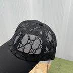 Gucci GG mesh baseball cap side profile