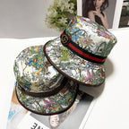 Gucci GG metal logo bucket hat front view