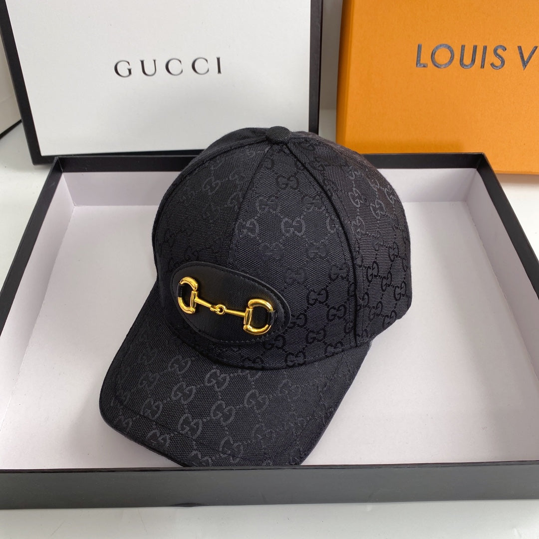 Gucci GG monogram baseball cap black