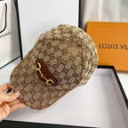 Gucci GG monogram baseball cap brown