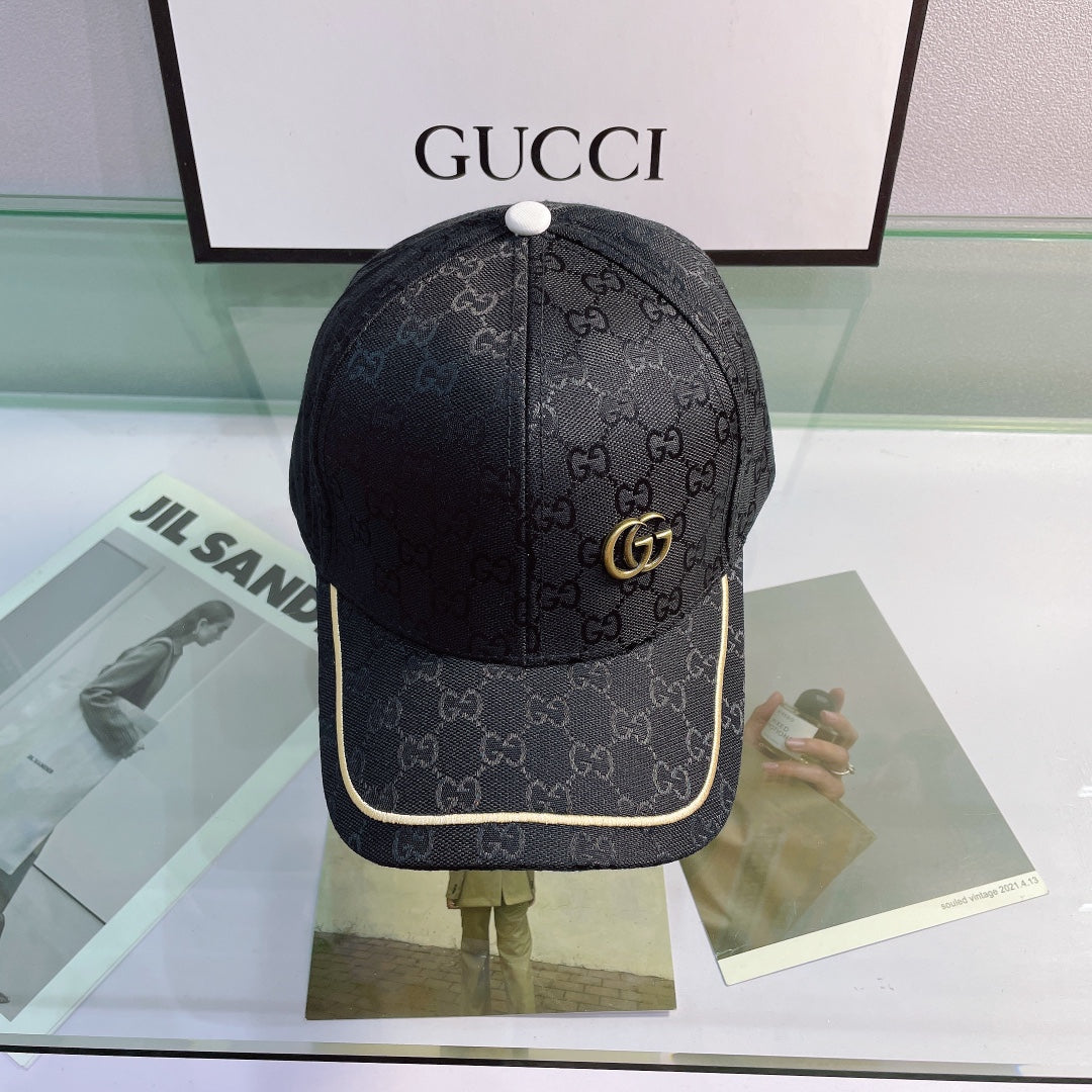 Gucci GG monogram baseball hat