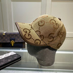 Gucci Jumbo GG monogram baseball hat side view