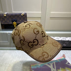 Gucci Jumbo GG monogram baseball hat side view