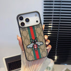 Gucci bee iPhone 17 Pro Max case with GG monogram
