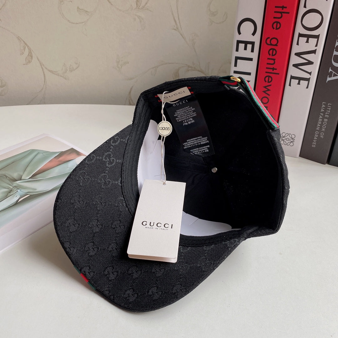 Gucci cotton baseball cap rear view