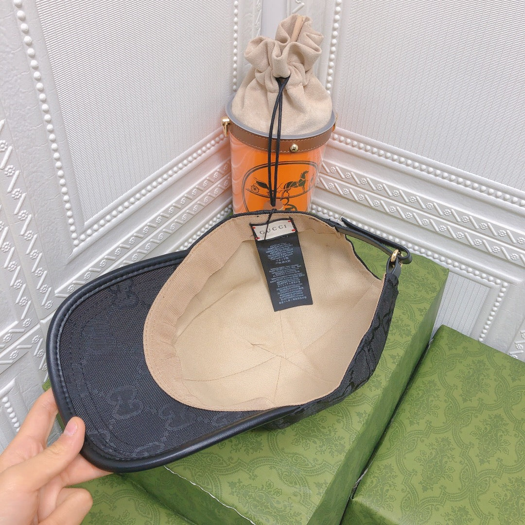 Gucci cotton baseball cap rear view